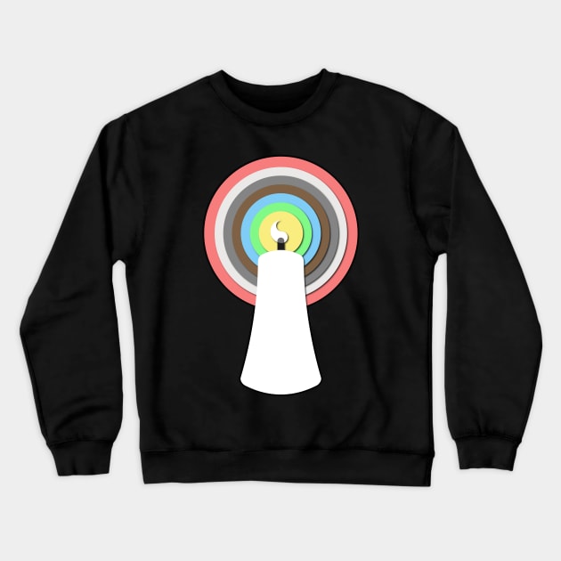 The Flame of Tar Valon (minimalist) Crewneck Sweatshirt by Ta'veren Tavern